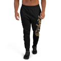 Men's Graffiti Joggers Gold on Black Scriptkonz | Hip - Hop Streetwear Joggers - Stykonz Graffiti Streetwear