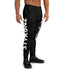 Men's Graffiti Joggers White on Black Scriptkonz | Hip - Hop Streetwear Joggers - Stykonz Graffiti Streetwear