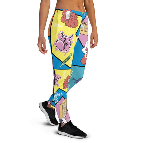 Women's Graffiti Joggers 90's Elements Throw Ups and Tags - Stykonz Graffiti Streetwear