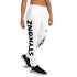 Women's Graffiti Joggers Black on White Scriptkonz - Stykonz Graffiti Streetwear