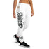 Women's Graffiti Joggers Gold and Black on White Scriptkonz Tag - Stykonz Graffiti Streetwear