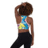 Women's Graffiti Padded Sports Bra 90's Elements Throw Ups and Tags - Stykonz Graffiti Streetwear