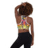 Women's Graffiti Padded Sports Bra The Train Master NY Wildstyle - Stykonz Graffiti Streetwear