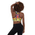 Women's Graffiti Padded Sports Bra The Train Master NY Wildstyle - Stykonz Graffiti Streetwear