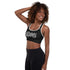 Women's Graffiti Padded Sports Bra White Scriptkonz - Stykonz Graffiti Streetwear